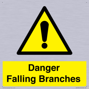 Danger Falling Branches